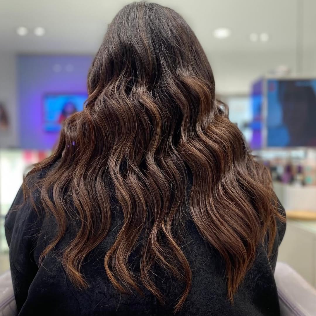 Balayage su base castana